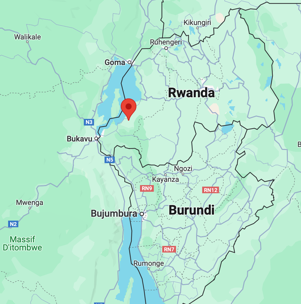 Map Rwanda Gitwe